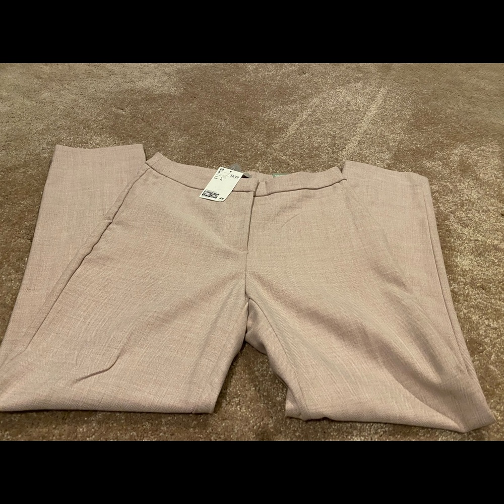 H&M light pink size 4 dress pants BEAND NEW